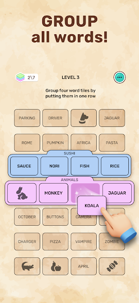 Connect Word Gameplay Screenshot